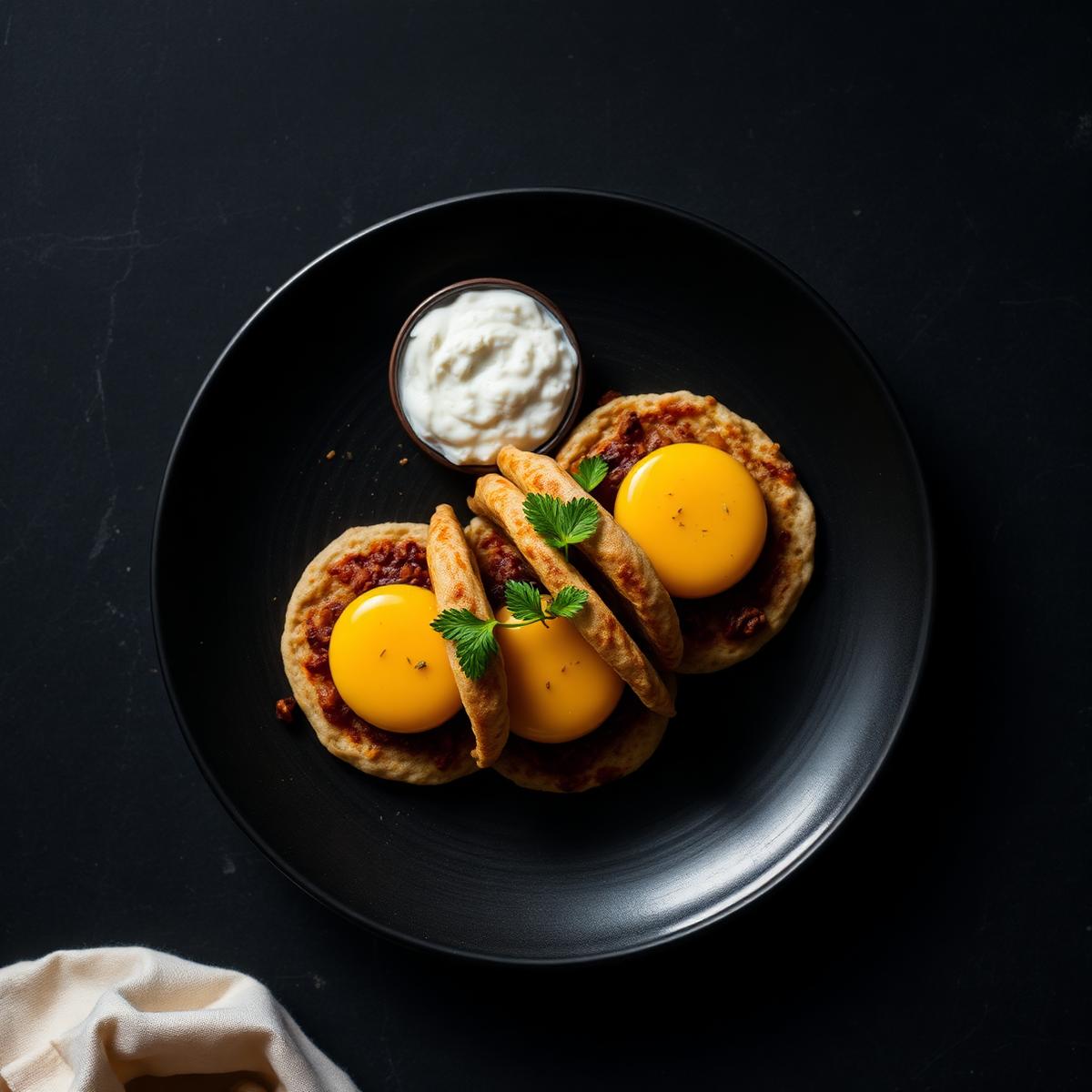 Egg hoppers for breakfast